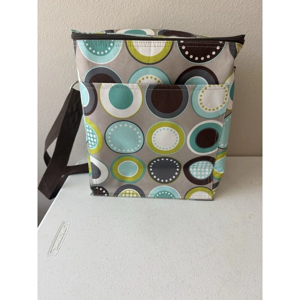 Thirty-One Picnic Thermal Insulated Cooler Bag Circles
